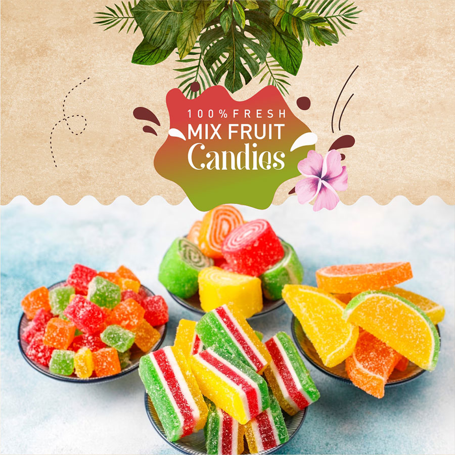 Mix Fruit Candy pack of 250 g